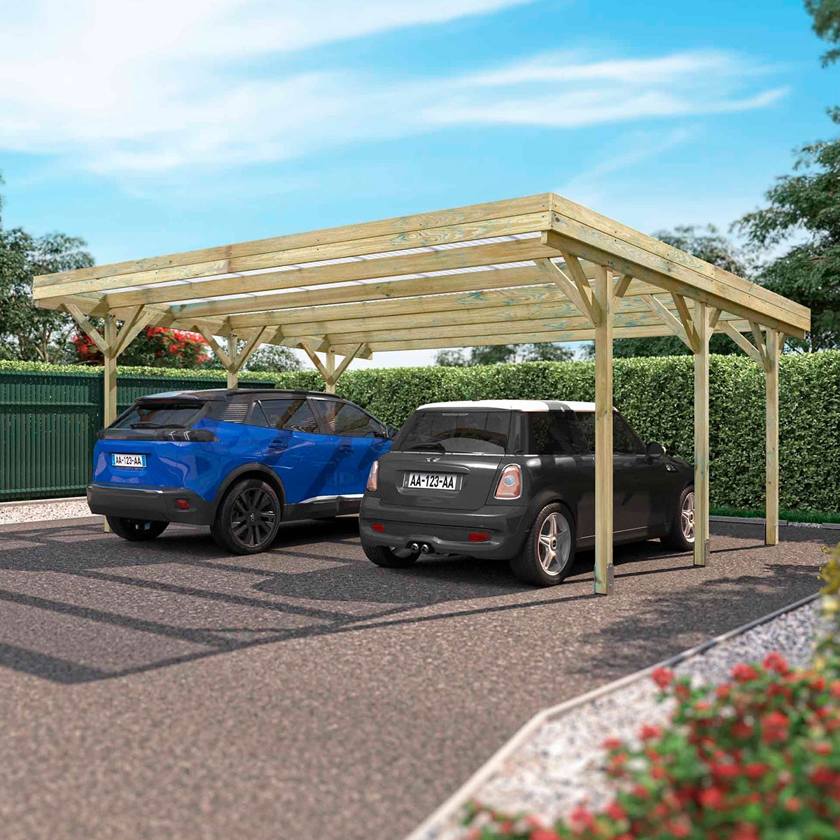 Double Jean Garage Room 604x512x266.5 cm