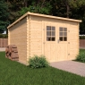 VALLO MODERN 7.5M ² 298x298x205 cm Shed Room with Shed