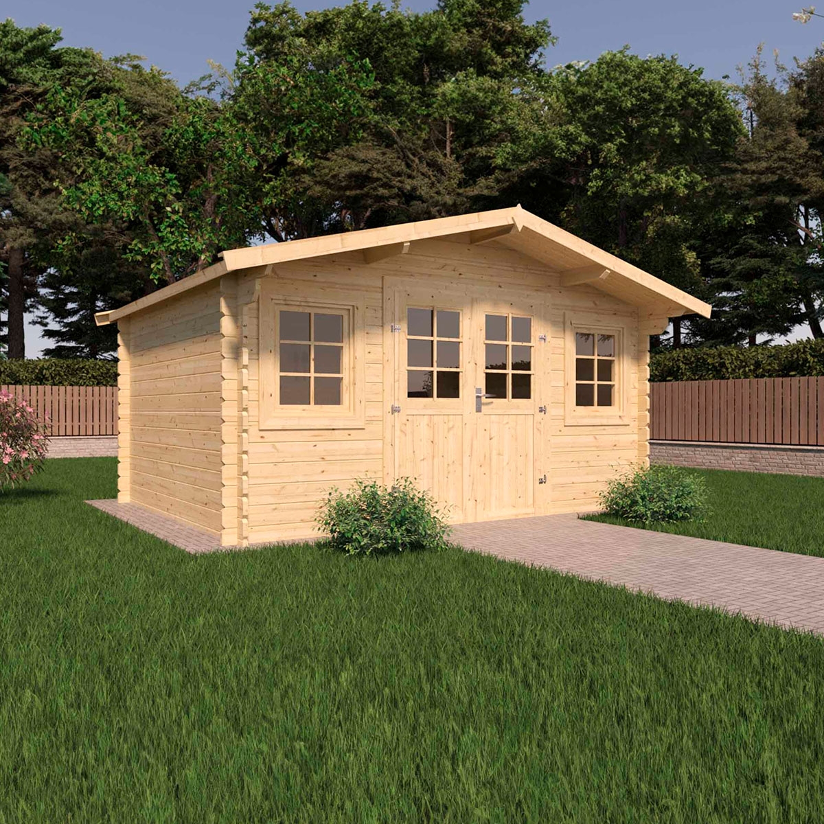 Chambre avec Cabanon STELO MODERN 10M² 410x340x230 cm