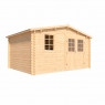 VALLO MODERN Shed 14M ² 408x404x226 cm