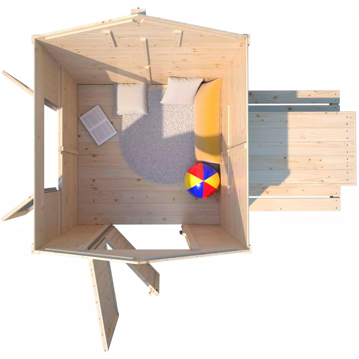 Cabaña de madera Tiana 2210x1270x1620 mm -4