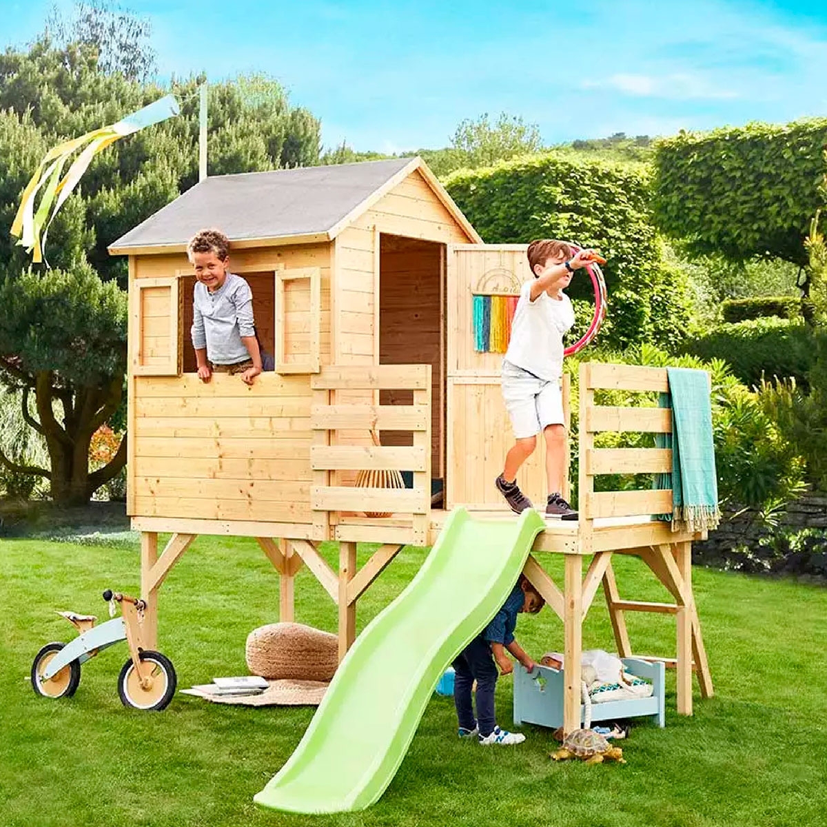 Ambiente con Cabaña de madera Josephine 3190x2420x2490 mm