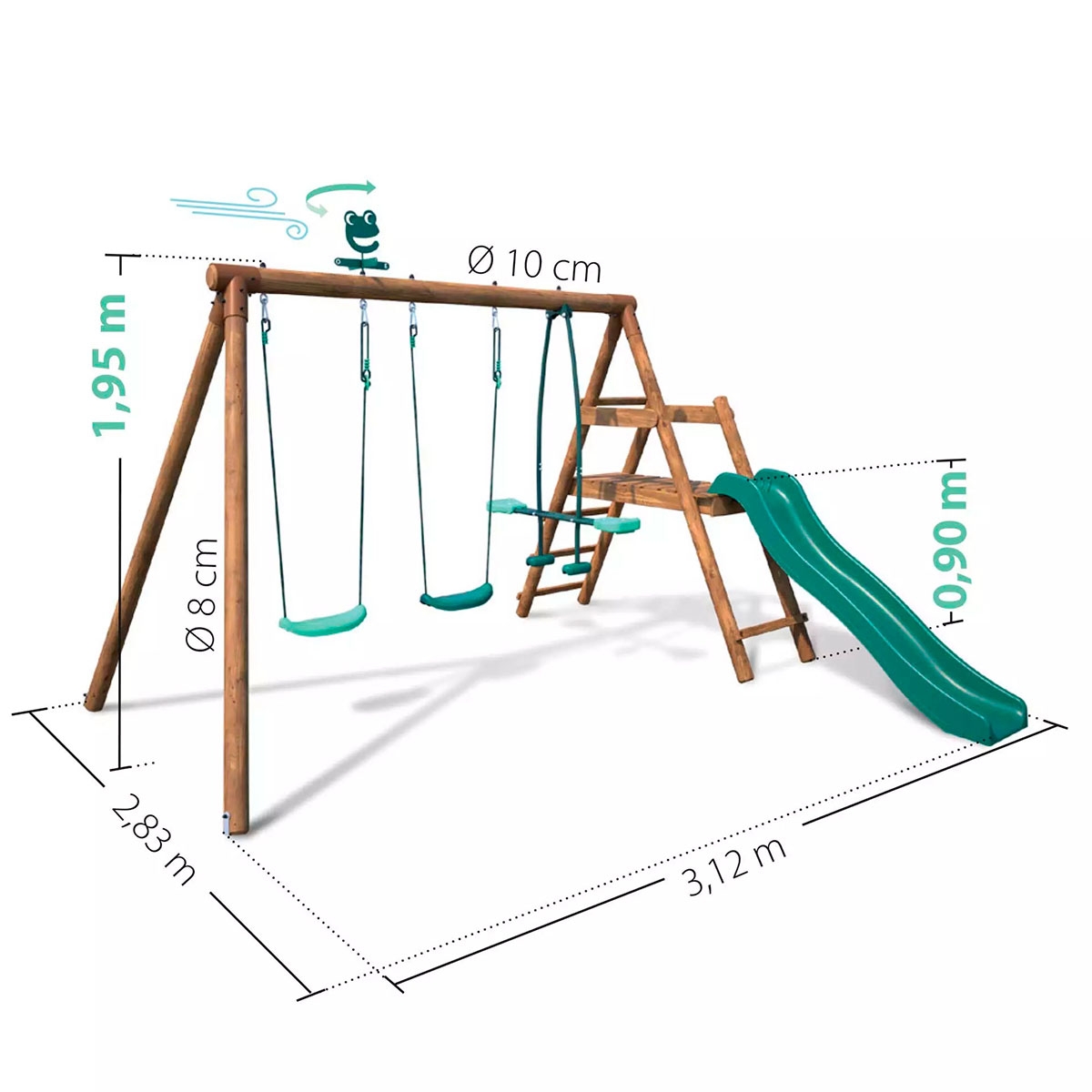 Measurements of Game Station Fig 2820x2830x1950 mm