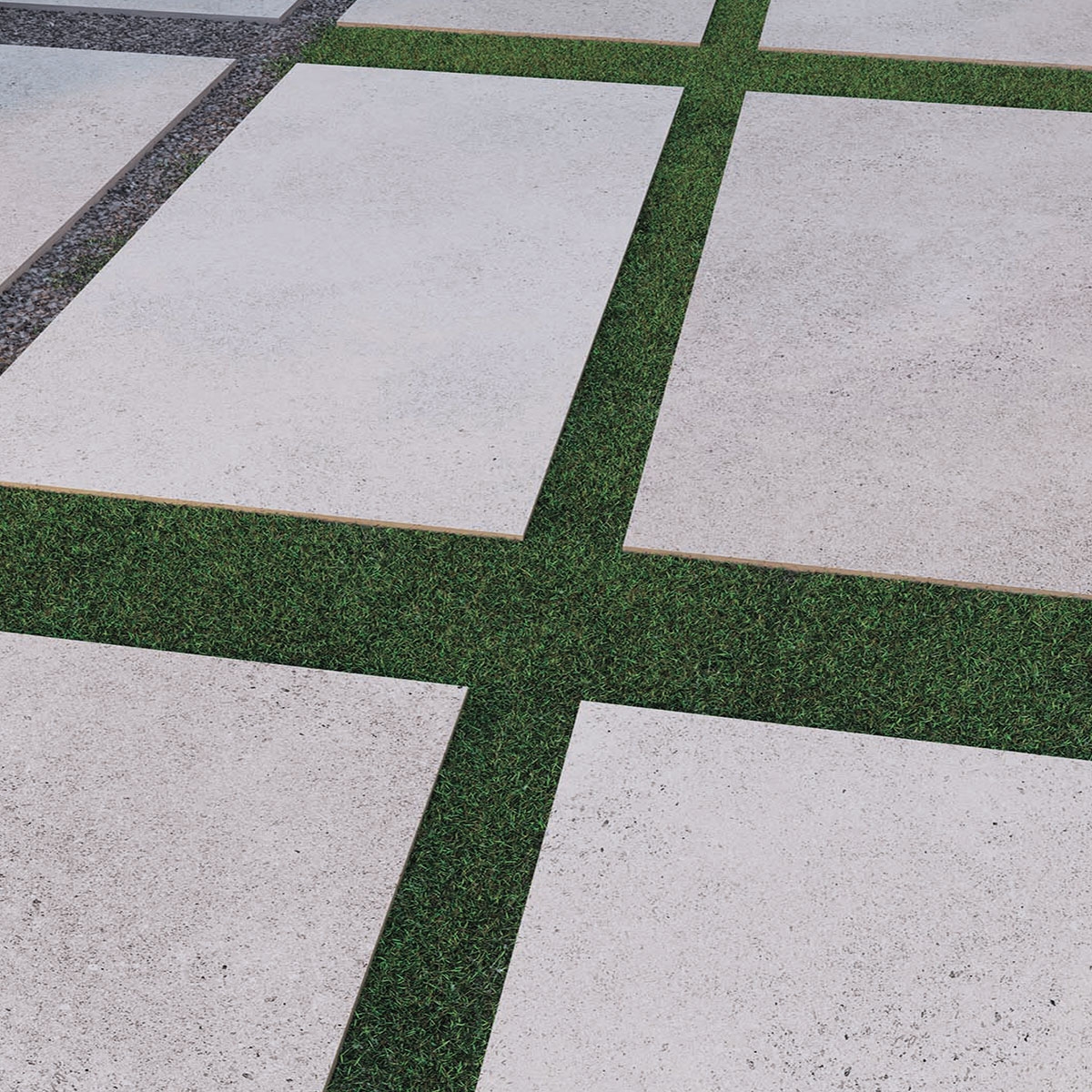 Exterior com pavimento Stromboli Light Antiderrapante Base 60x120x2