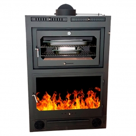 Oslo Fireplace with Oven 70cm