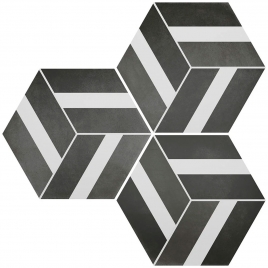 Cementine Bari Black 23x27 (Caixa 0,75m2)