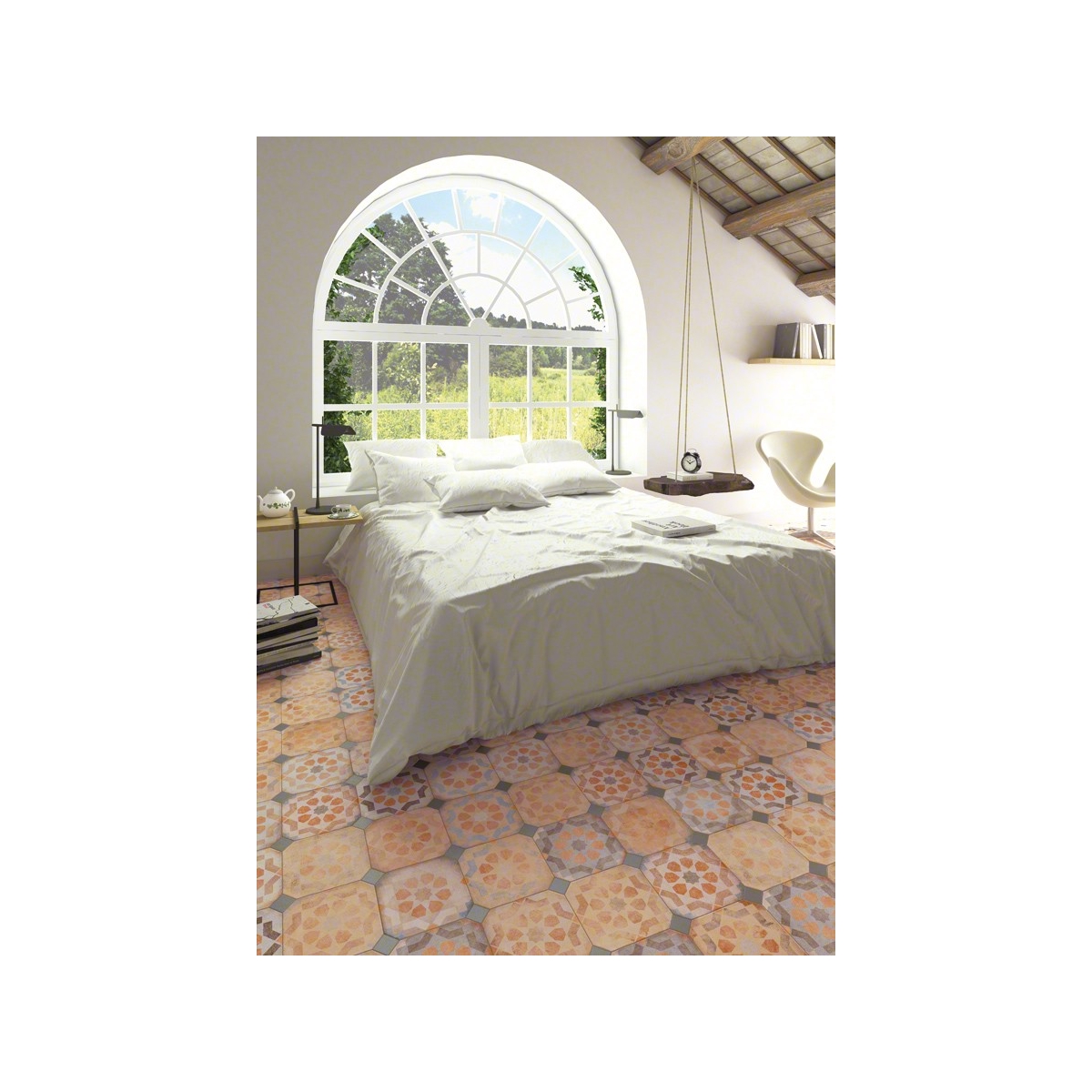 Carreaux de porcelaine géométrique Lydd Natural Block