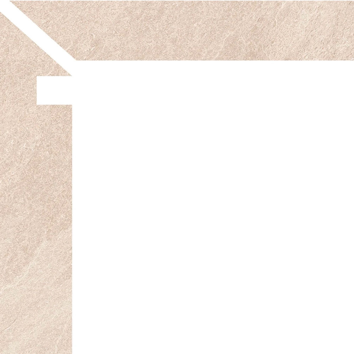 Left Zanquin Vienna 5045 Beige 7.8x50 (Box 8 pieces)