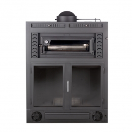 London Fireplace with Turbine 100cm