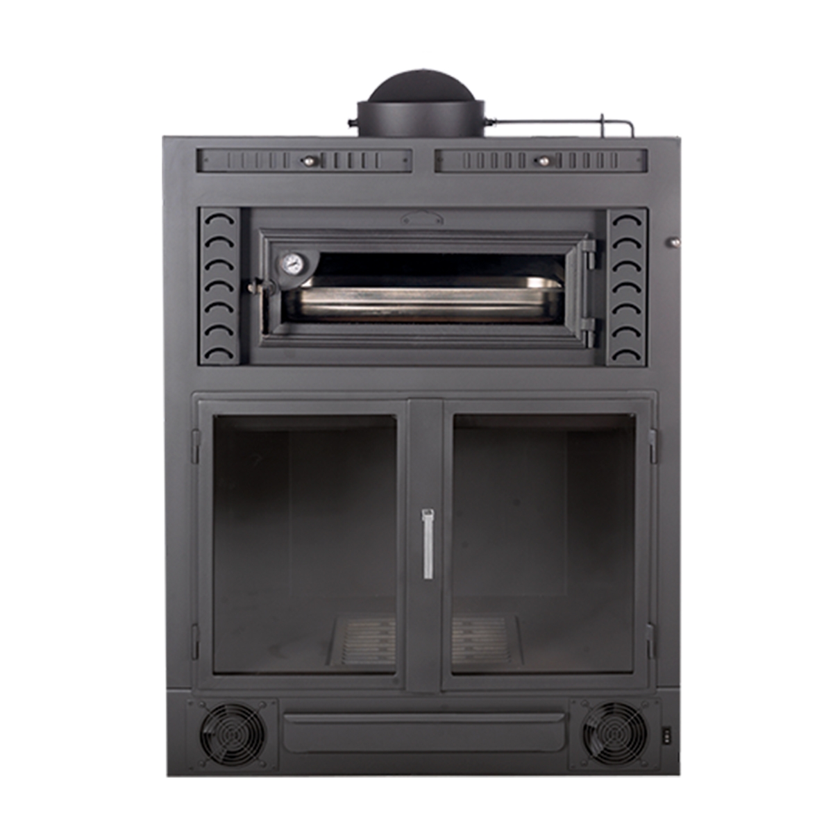 London Fireplace with Turbine 100cm