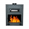 Ronda Fireplace with Turbine 80cm