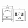 Medina Stove Measurements 50x73x70