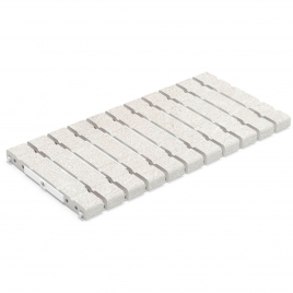 Pack Grille de vidange antidérapante d’angle RJ25 Flex Salem Clar 24.5x50x2.2 (Boîte de 2 pièces)