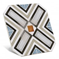 Octógono Ritter Multicolor 20x20