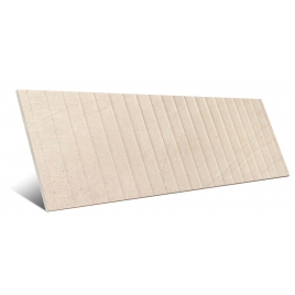 Foto de Trevi 1215 Relieve Plisse Cream 40x120 (Caja 1.44m2)
