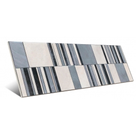 Nilo 9537 Relief Bleu 30x90 (Boîte 1.08m2)