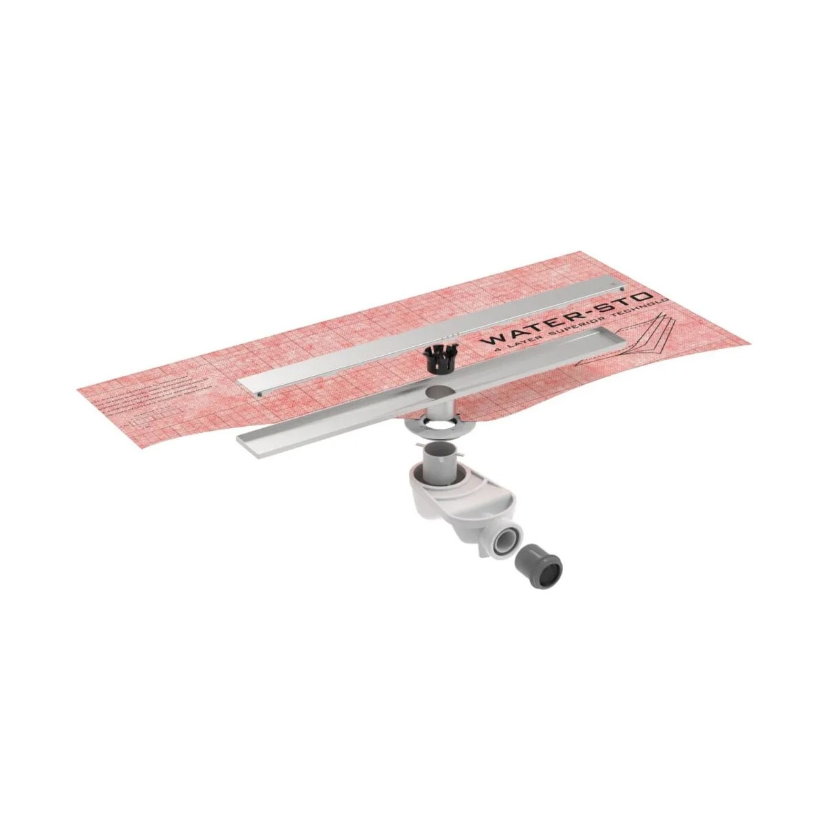 Kit linéaire complet Evolux Ruber Kit de douche