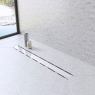 Complete Evolux Ruber Shower Kit Linear Glass