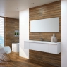 Bathroom with Nuuk 9509 White coating 30x90 (Box 1.08m2)