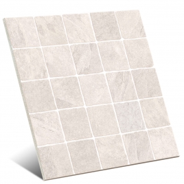 Mustang White Mosaic 28.5x28.5 (Box of 11 units)