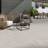 Exterior com pavimento Bellevue P.E Grey InOut 75x75