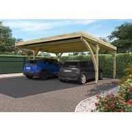 Carport duplo moderno