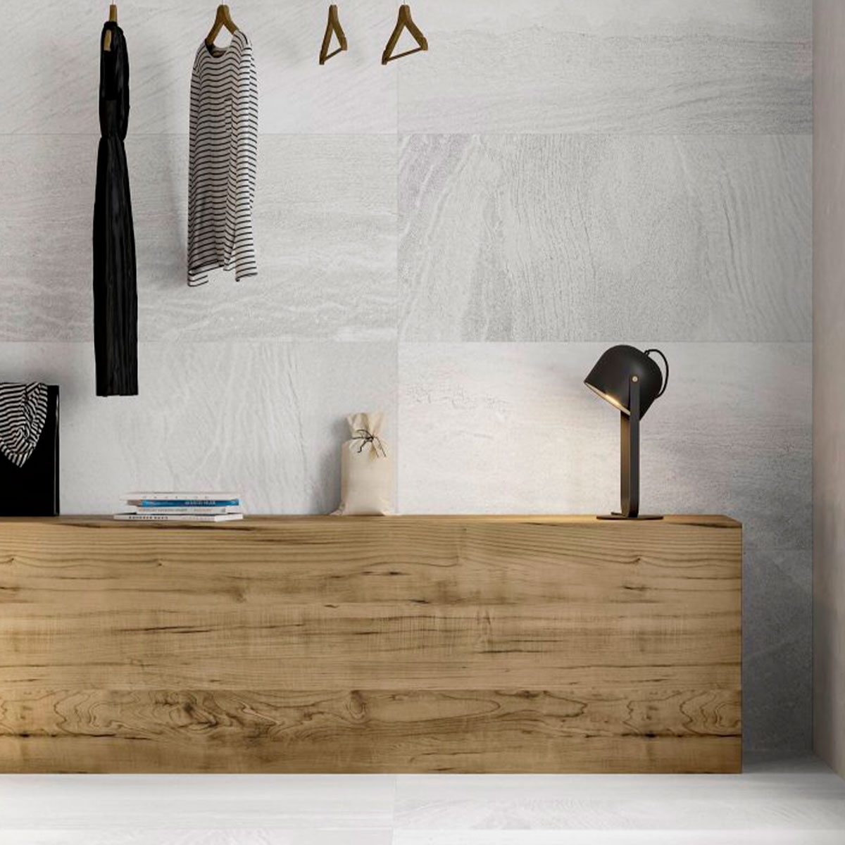 Intérieur avec revêtement Canyon Pearl 59.1x119.1 (Boîte 1.41m2)