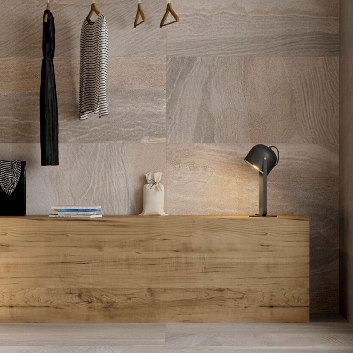 Intérieur avec bardage Canyon Natural 59.1x119.1 (Boîte 1.41m2)