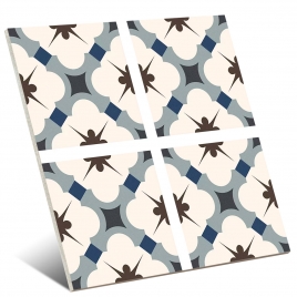 Grace Blue Block 16.5x16.5 (Boîte 0.55m2)