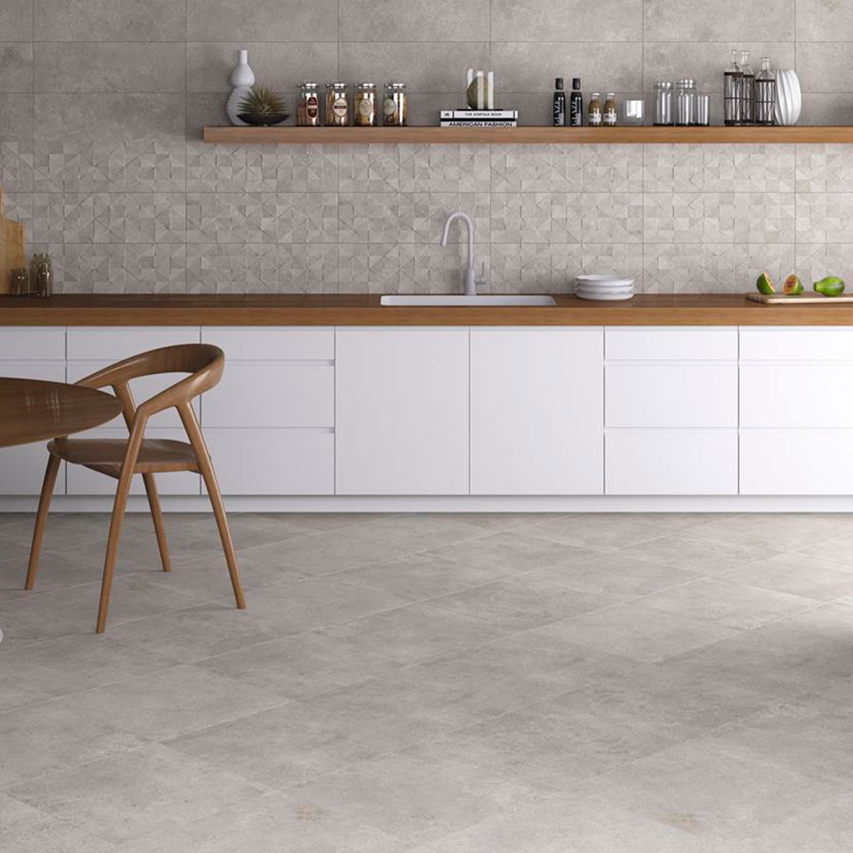 Interior with Crassana P.E Grey InOut flooring 100x100