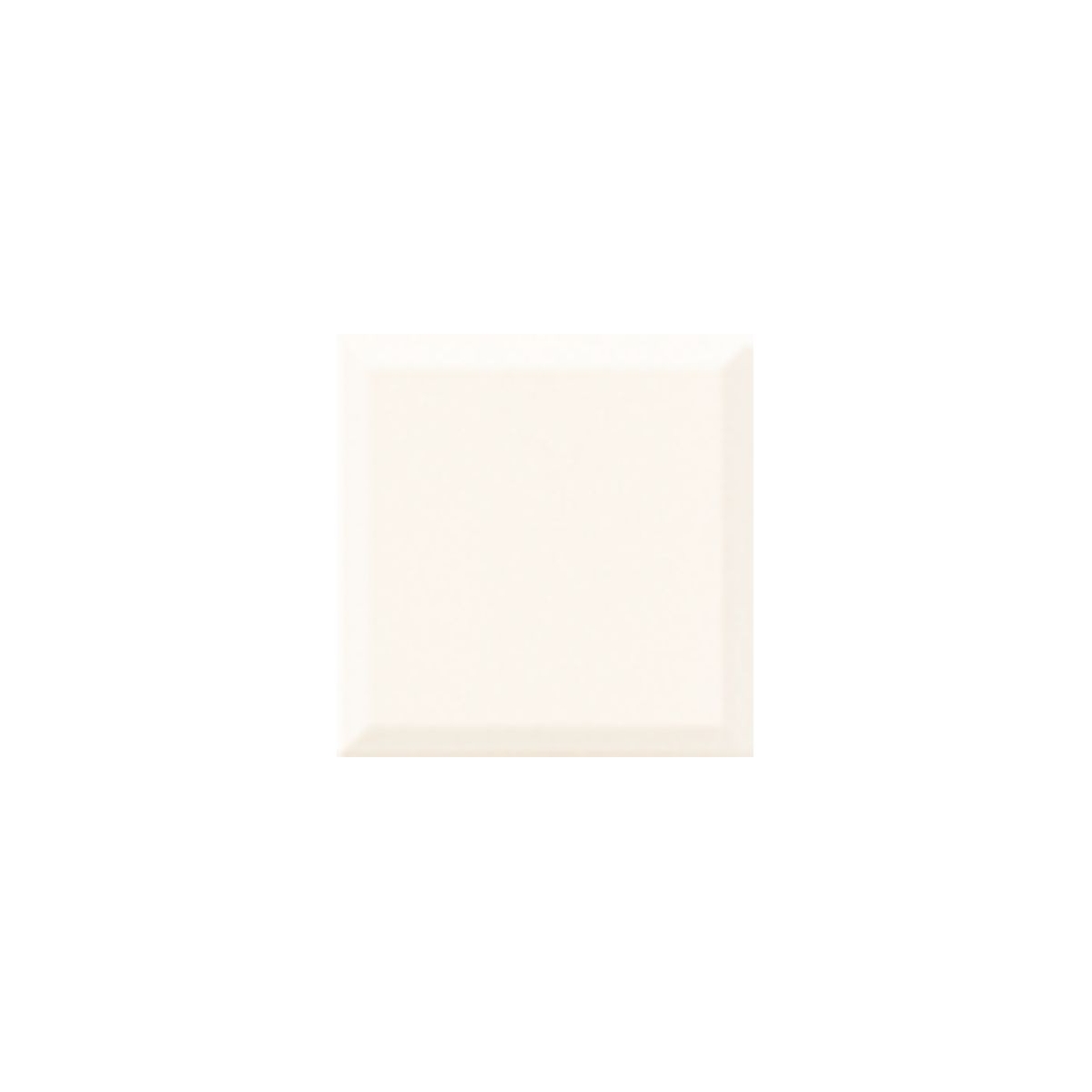 Brilho branco chanfrado 20x20