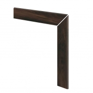 Zanquín Ingletado Recto Lizana Nogal 59,6×59,6 (Caja 9 piezas)