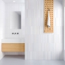 Baño con revestimiento Brick Gradient Blanco 11x33,15 (Caja 1,13m2)