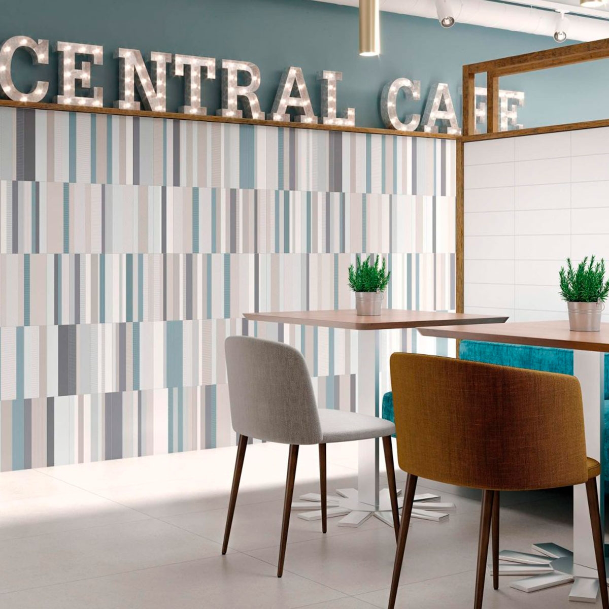 Brique Dégradé Aqua café 11x33.15 (Boîte 1.13m2)