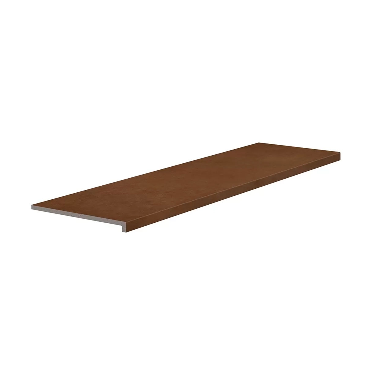 Peldaño Recto 120 Cosmos Corten Antideslizante 33x120x3 (Caja 2 piezas)