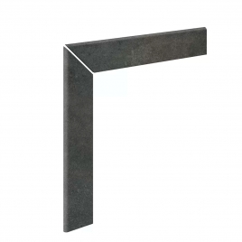 Zanquín Ingletado Recto Cosmos Steel 59,6×59,6 (Caja 9 piezas)