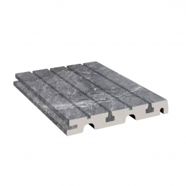 Grille antidérapante en frêne impérial 24.5x24.5 (Boîte de 6 pièces)