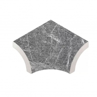 Demi-Angle Rond 4 Frêne Impérial 4.2x3.3x5 (Boîte 8 pièces)