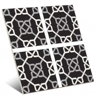 Nautic Black Taco 16.5x16.5 (Box 0.55m2)