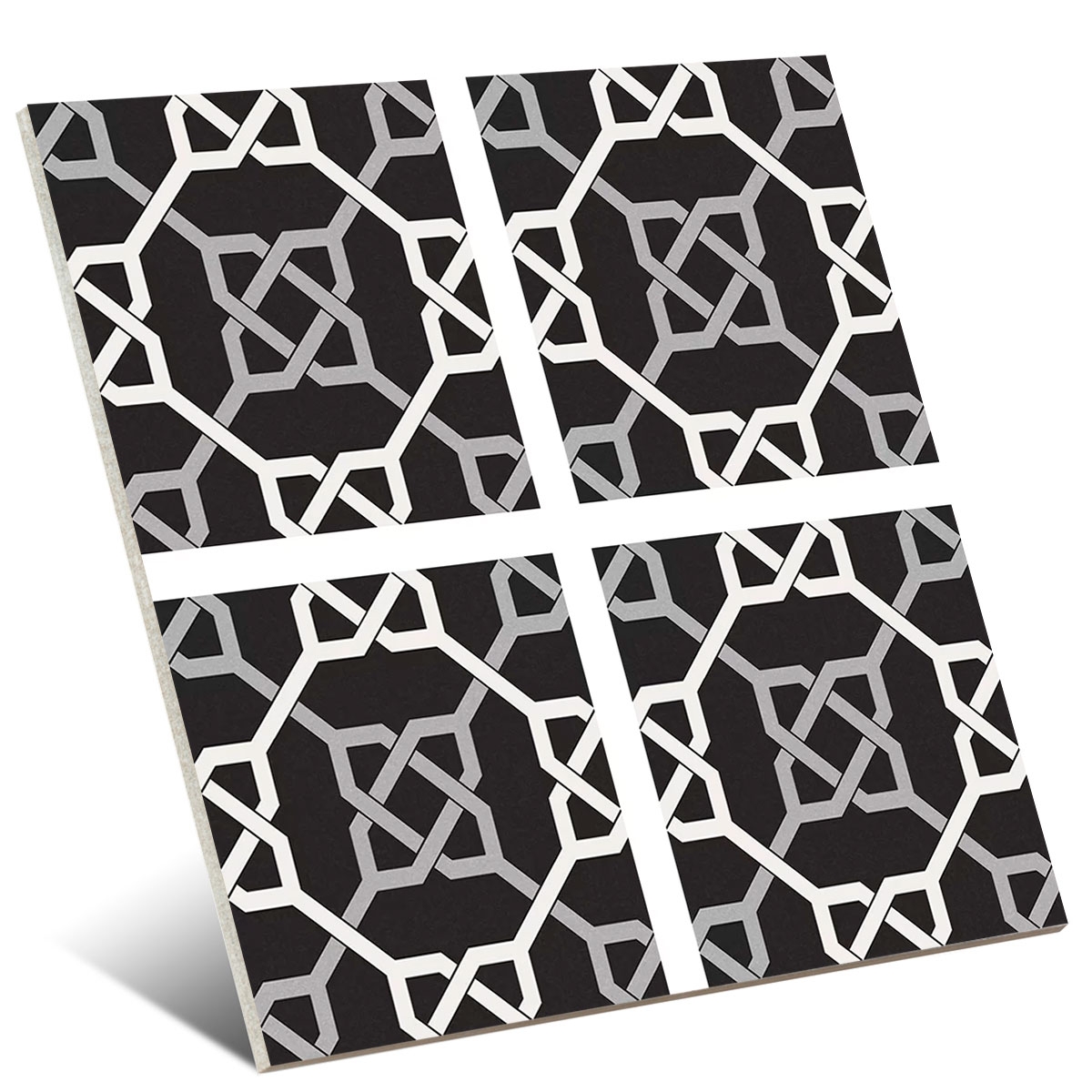 Nautic Black Taco 16.5x16.5 (Box 0.55m2)