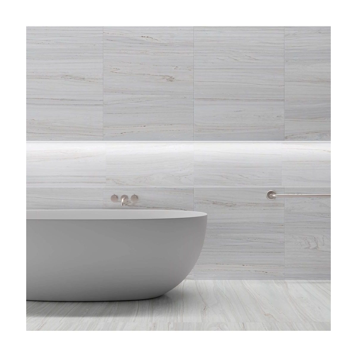 Badezimmer mit Palissandro Naturboden und Verkleidung 32x62,5 (Box 1,00m²)