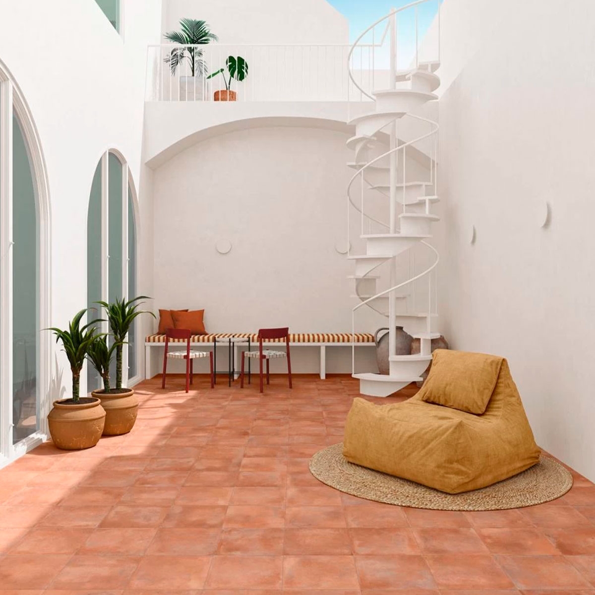 Exterior with Saona Cotto Non-slip flooring 33.15x33.15 (Box 1.32m2)