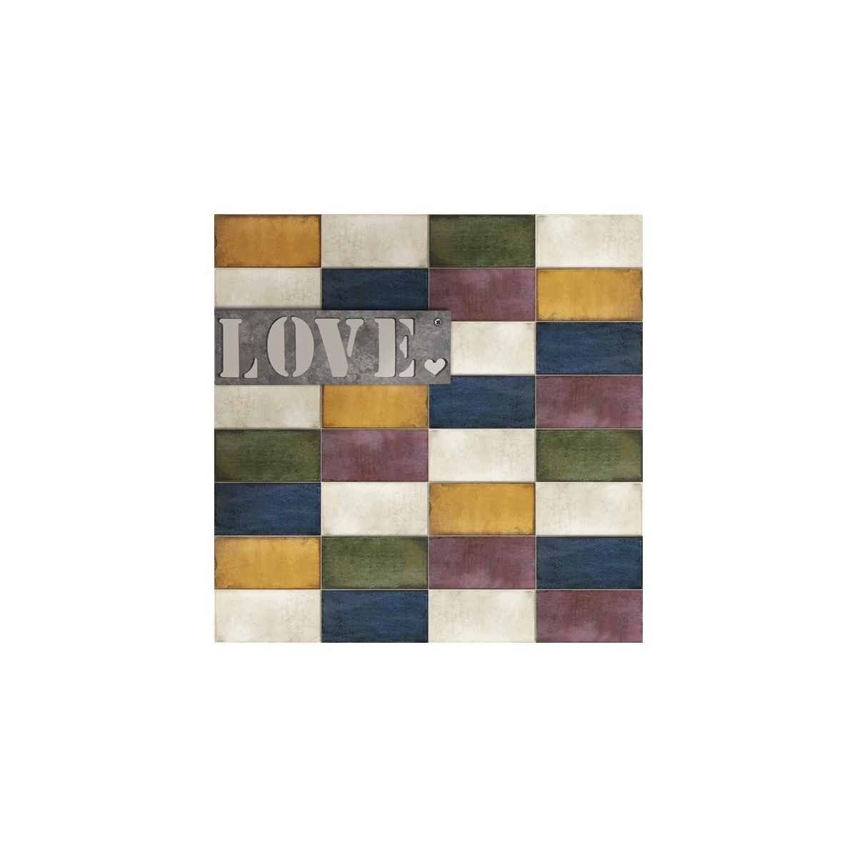 Catania Ochre (Box 1 m2) - Red Paste Ceramic Tile Broken Effect Interior