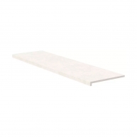 Peldaño Recto 120 Bedford White Antideslizante 33x120x3 (Caja 2 piezas)