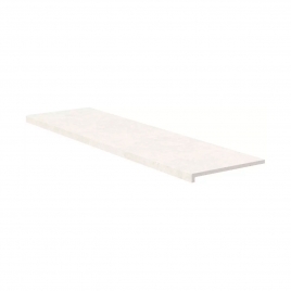 Foto de Peldaño Recto 120 Bedford White Antideslizante 33x120x3 (Caja 2 piezas)