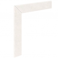 Bedford White Straight Mitered Left Stilt Pad 59.6×59.6 (Caixa 9 peças)