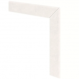 Bedford White Right Straight Mitered Stilt Pad 59.6×59.6 (Box 9 pieces)