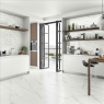 Kitchen with Duomo White Flooring 60x120