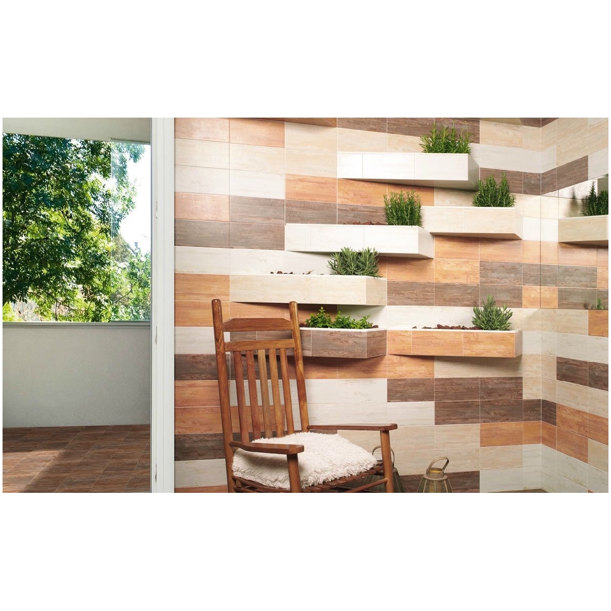 Pacific Wenge - Red Paste Ceramic Flooring Classic Interior Effect