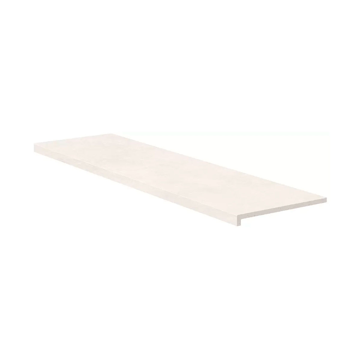 Peldaño Recto 120 Provenza Bianco Antideslizante 33x120x3 (Caja 2 piezas)